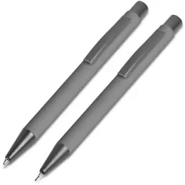Omega Ball Pen & Pencil Set Grey